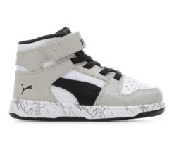 Boys' Puma Toddler Rebound Mid Layup Marble Sneakers