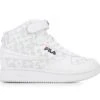 Boys' Fila Little Kid & Big Kid A-High Stealth Mid-Top Sneakers
