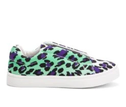 Girls' Olivia Miller Little Kid & Big Kid Purple Dew Slip-On Sneakers