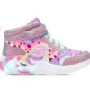Girls' Skechers Little Kid & Big Kid Unicorn Dreams Light-Up High-Top Sneakers