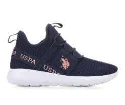 Girls' US Polo Assn Little Kid & Big Kid Mock Slip-On Sneakers