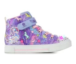 Girls' Skechers Little Kid Twinkle Sparks Unicorn Light-Up High-Top Sneakers -Sports Shoes 1 369