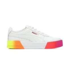 Girls' Puma Little Kid & Big Kid Carina Fade Sneakers