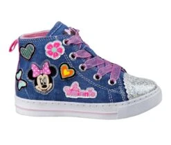 Girls' Disney Toddler & Little Kid CH17788O Minnie Mouse High-Top Sneakers