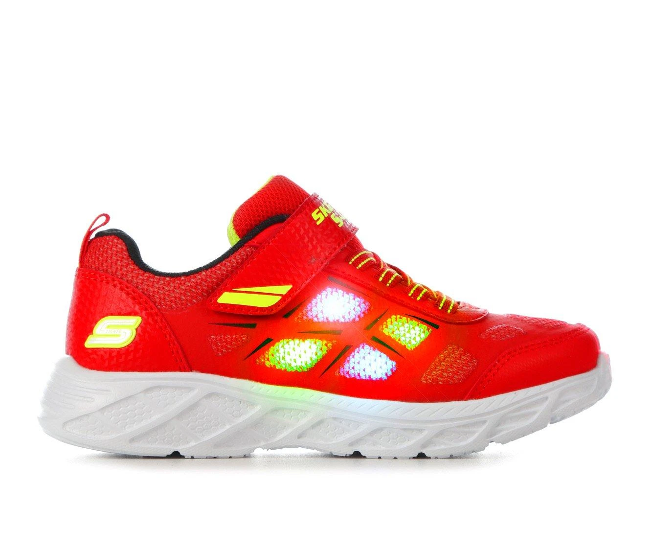 Boys' Skechers Little Kid & Big Kid Dynamic Flash Light-Up Sneakers 2 Boys' Skechers Little Kid & Big Kid Dynamic Flash Light-Up Sneakers - Image 2