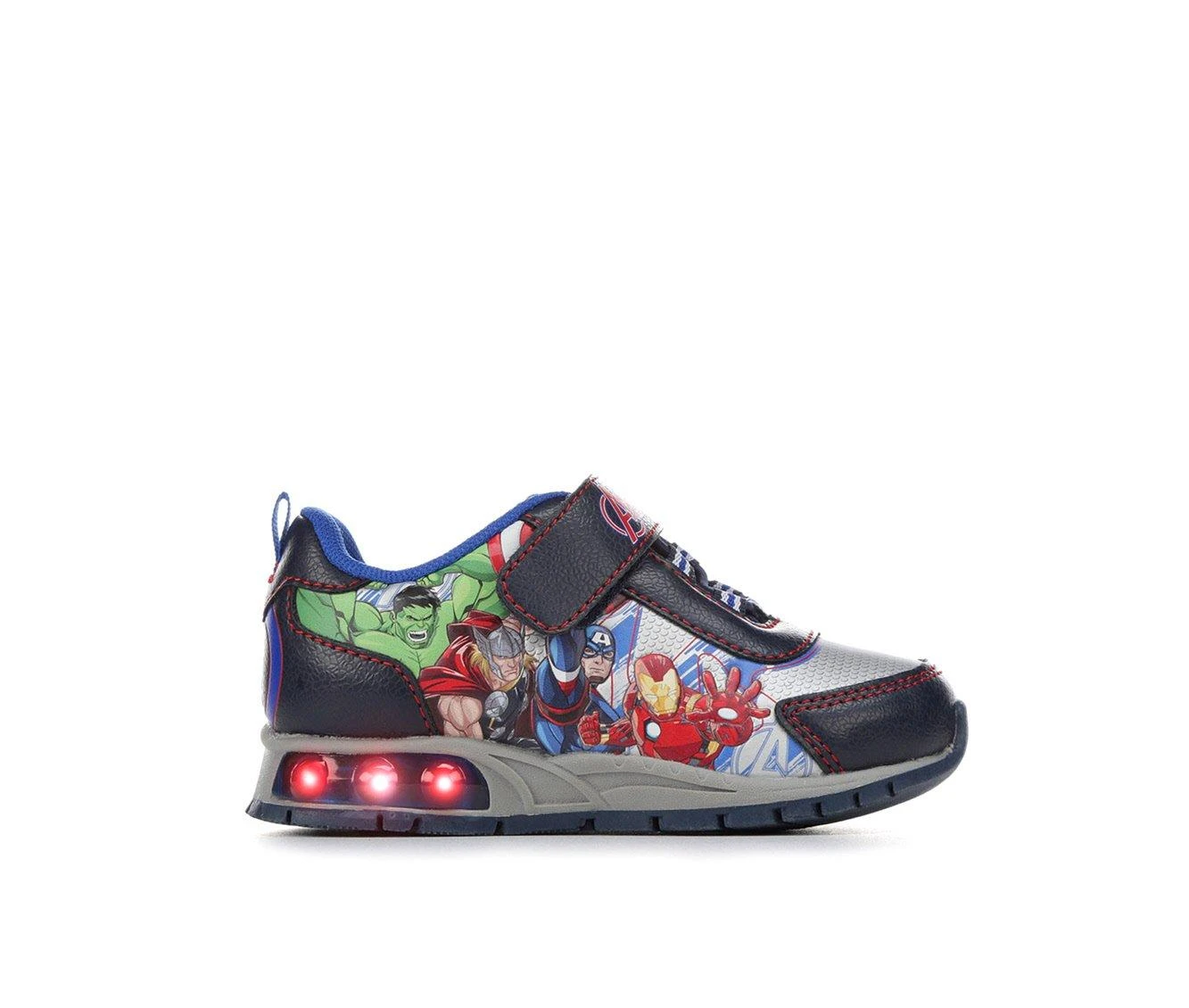 Boys' MARVEL Toddler & Little Kid Avengers 10 Light-Up Sneakers 1 Boys' MARVEL Toddler & Little Kid Avengers 10 Light-Up Sneakers