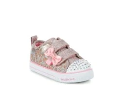 Girls' Skechers Toddler & Little Kid Shuffle Sequins N' Shine Light-Up Sneakers -Sports Shoes 2 138