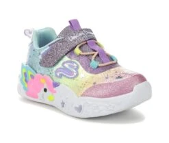 Girls' Skechers Toddler Unicorn Charmer Twilight Light-Up Shoes -Sports Shoes 2 146