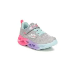 Girls' Skechers Toddler Twisty Brights Light-Up Sneakers -Sports Shoes 2 15