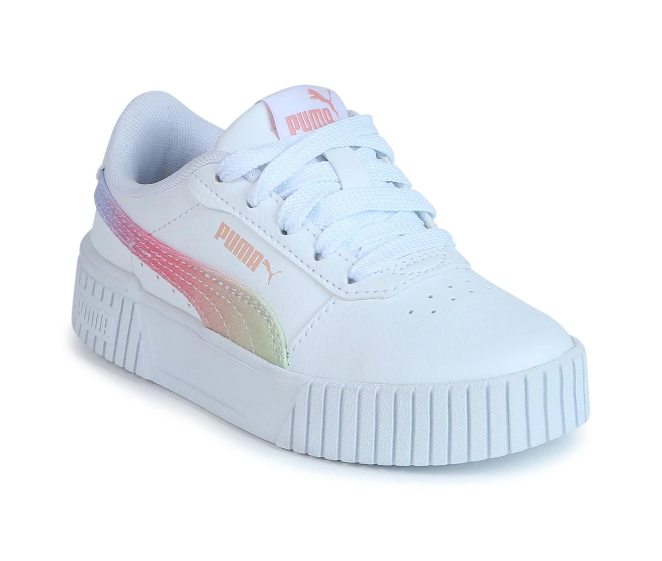 Girls' Puma Little Kid Carina 2.0 Butterfly Sneakers 3 Girls' Puma Little Kid Carina 2.0 Butterfly Sneakers - Image 3