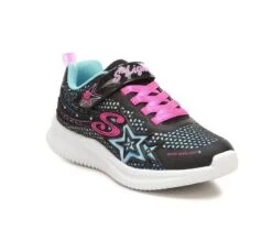 Girls' Skechers Little Kid & Big Kid Jumpsters Wishful Star Light-Up Sneakers -Sports Shoes 2 21