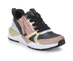 Girls' Skechers Little Kid & Big Kid Shine Status Sleek Shines Sneakers -Sports Shoes 2 22