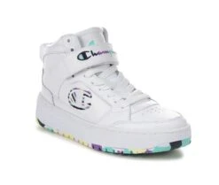 Girls' Champion Big Kid Drome Power High-Top Sneakers -Sports Shoes 2 249