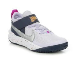 Girls' Nike Little Kid Team Hustle D10 SE Basketball Shoes -Sports Shoes 2 260