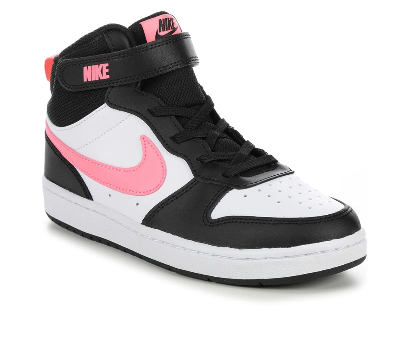 Girls' Nike Little Kid Court Borough Mid 2 Sneakers 3 Girls' Nike Little Kid Court Borough Mid 2 Sneakers - Image 3