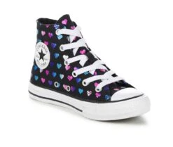 Girls' Converse Little Kid Chuck Taylor All Star Foil Heart Hi Sneakers -Sports Shoes 2 311
