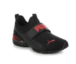 Boys' Puma Big Kid Axelion Faded Slip-On Running Shoes -Sports Shoes 2 329