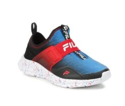 Boys' Fila Little Kid & BIg Kid Landbuzzer Marble Slip-On Running Shoes -Sports Shoes 2 399