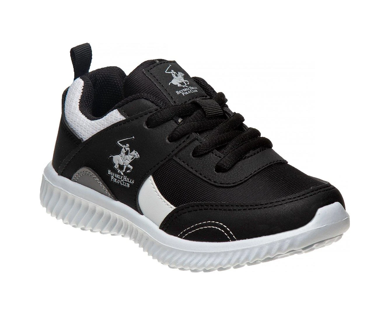 Boys' Beverly Hills Polo Club Little Kid & Big Kid Lace-Up Sneakers 3 Boys' Beverly Hills Polo Club Little Kid & Big Kid Lace-Up Sneakers - Image 3