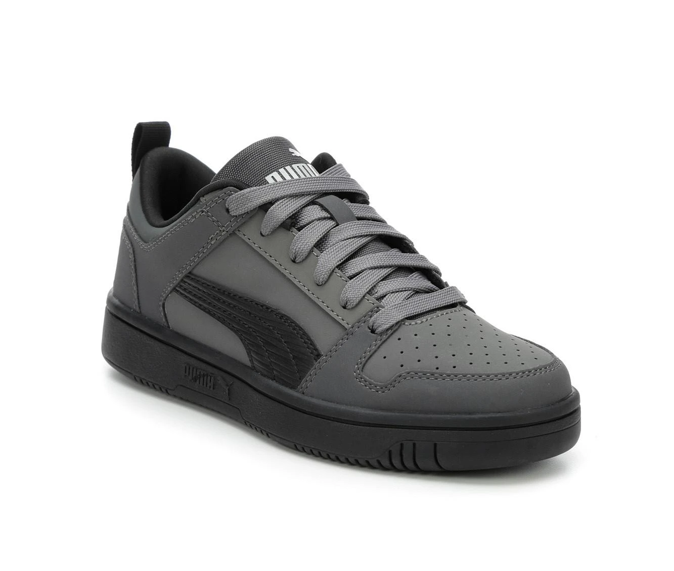 Boys' Puma Big Kid Rebound Layup Lo Nubuck Basketball Shoes 3 Boys' Puma Big Kid Rebound Layup Lo Nubuck Basketball Shoes - Image 3