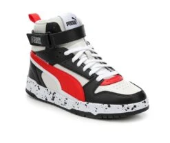 Boys' Puma Big Kid Rebound Game Varsity Sneakers 8 Boys' Puma Big Kid Rebound Game Varsity Sneakers -Sports Shoes 2 617