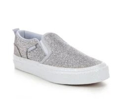 Girls' Vans Little Kid & Big Kid Asher Glitter Slip-On Sneakers -Sports Shoes 2 80