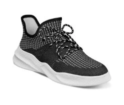 Men's Stacy Adams Vortex Knit Plain Toe Slip-On Sneakers -Sports Shoes 2 93