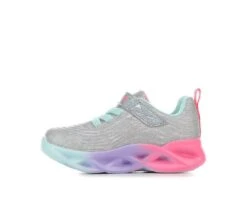 Girls' Skechers Toddler Twisty Brights Light-Up Sneakers -Sports Shoes 3 15