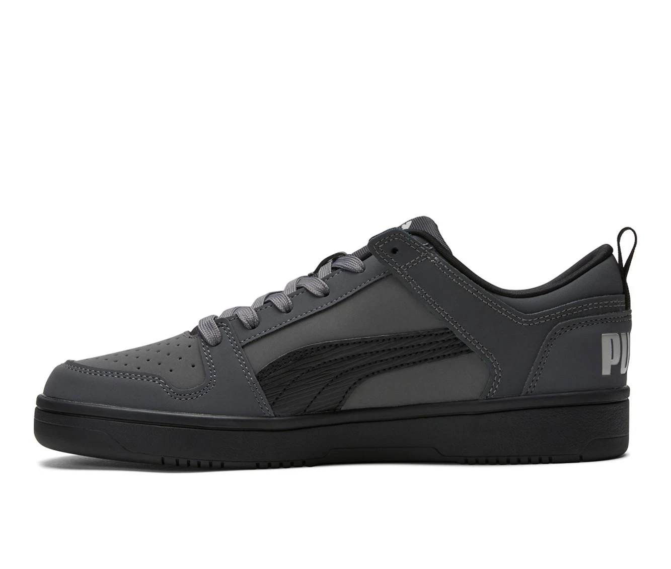 Men's Puma Rebound Layup Lo Nubuck Court Sneakers 4 Men's Puma Rebound Layup Lo Nubuck Court Sneakers - Image 4