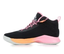 Girls' Adidas Little Kid & Big Kid Cross 'Em Up Wide Width Basketball Shoes -Sports Shoes 3 218