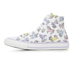 Girls' Converse Little Kid Chuck Taylor All Star Unicorn Mid Sneakers -Sports Shoes 3 306