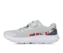 Boys' Under Armour Little Kid Surge 3 Print Running Shoes -Sports Shoes 3 432