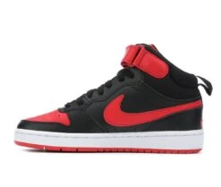 Boys' Nike Big Kid Court Borough Mid 2 Sneakers 9 Boys' Nike Big Kid Court Borough Mid 2 Sneakers -Sports Shoes 3 602