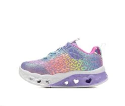 Girls' Skechers Toddler Flutter Heart Lights Loves Light-Up Sneakers -Sports Shoes 3 78