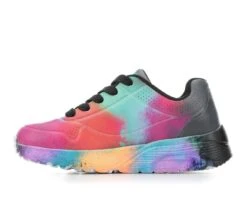 Girls' Skechers Little Kid & Big Kid Uno Lite Splatter Wedge Sneakers -Sports Shoes 3 85