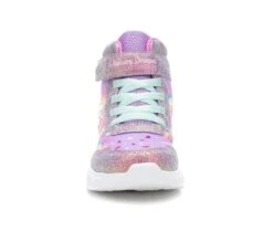 Girls' Skechers Little Kid & Big Kid Unicorn Dreams Light-Up High-Top Sneakers -Sports Shoes 4 139
