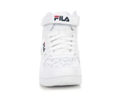 Boys' Fila Little Kid & Big Kid A-High Stealth Mid-Top Sneakers -Sports Shoes 4 615