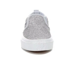 Girls' Vans Little Kid & Big Kid Asher Glitter Slip-On Sneakers -Sports Shoes 4 80