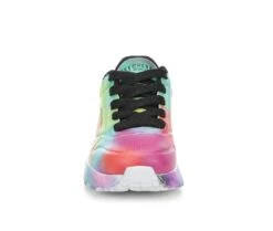 Girls' Skechers Little Kid & Big Kid Uno Lite Splatter Wedge Sneakers -Sports Shoes 4 85