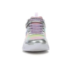 Girls' Skechers Little Kid & Big Kid Heart Lights Simply Love Light-Up Sneakers -Sports Shoes 4 90