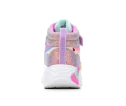 Girls' Skechers Little Kid & Big Kid Unicorn Dreams Light-Up High-Top Sneakers -Sports Shoes 5 139