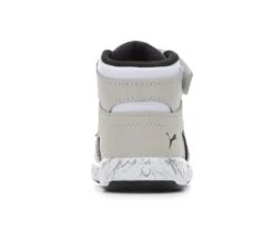 Boys' Puma Toddler Rebound Mid Layup Marble Sneakers -Sports Shoes 5 582